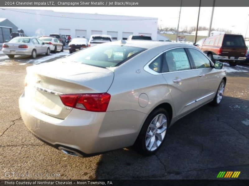 Champagne Silver Metallic / Jet Black/Mojave 2014 Chevrolet Impala LTZ
