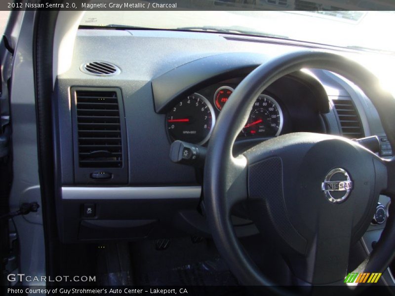Magnetic Gray Metallic / Charcoal 2012 Nissan Sentra 2.0