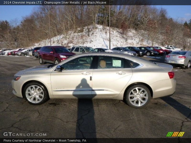 Champagne Silver Metallic / Jet Black/Mojave 2014 Chevrolet Impala LTZ