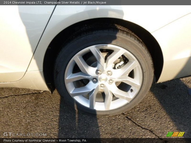 Champagne Silver Metallic / Jet Black/Mojave 2014 Chevrolet Impala LTZ