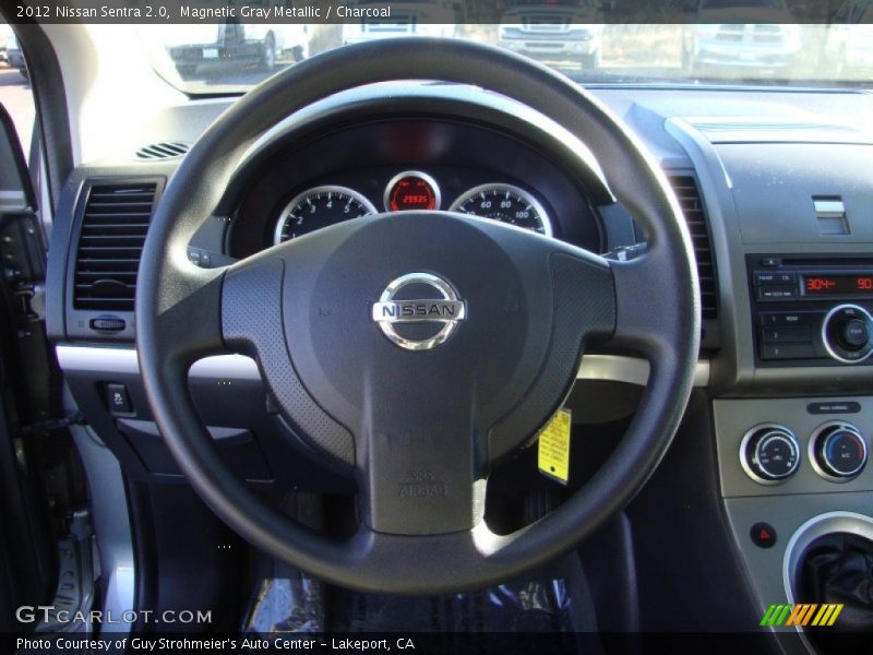 Magnetic Gray Metallic / Charcoal 2012 Nissan Sentra 2.0