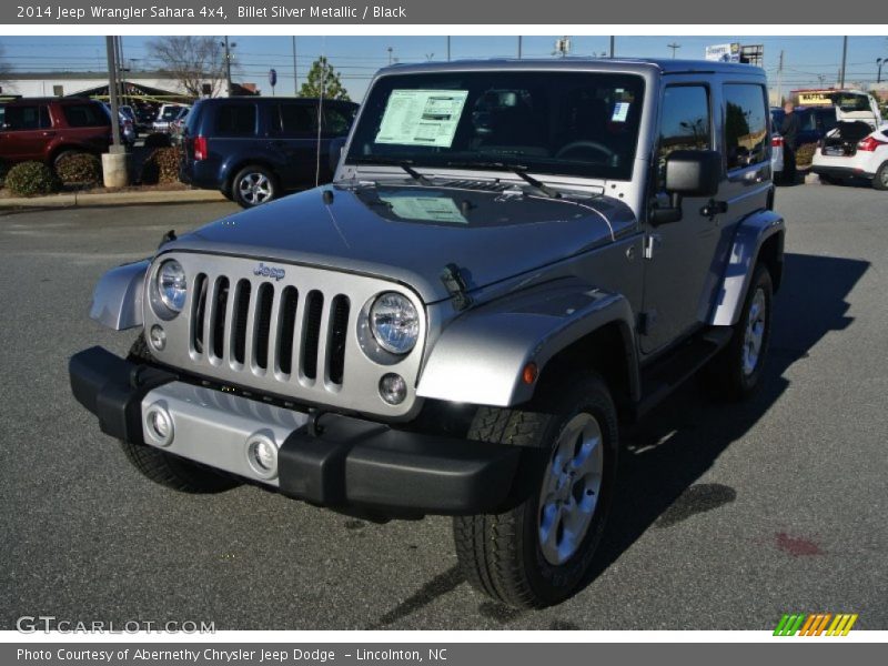 Billet Silver Metallic / Black 2014 Jeep Wrangler Sahara 4x4