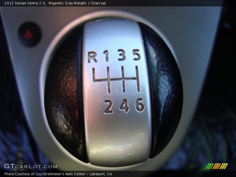 Magnetic Gray Metallic / Charcoal 2012 Nissan Sentra 2.0