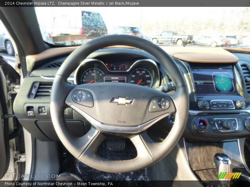 Champagne Silver Metallic / Jet Black/Mojave 2014 Chevrolet Impala LTZ