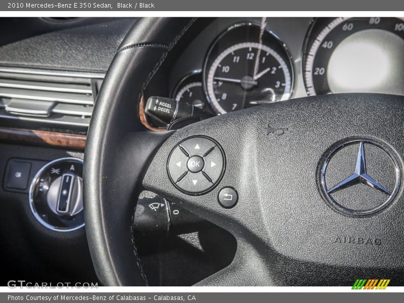 Black / Black 2010 Mercedes-Benz E 350 Sedan