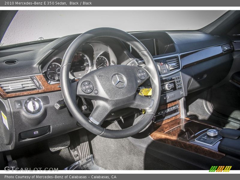 Black / Black 2010 Mercedes-Benz E 350 Sedan