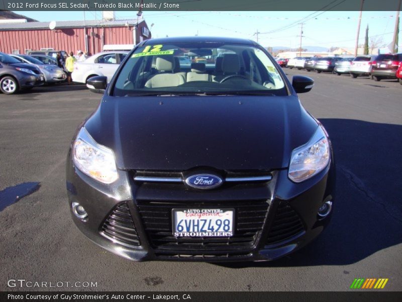 Tuxedo Black Metallic / Stone 2012 Ford Focus SEL Sedan