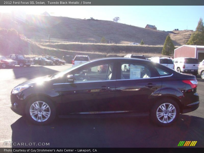 Tuxedo Black Metallic / Stone 2012 Ford Focus SEL Sedan