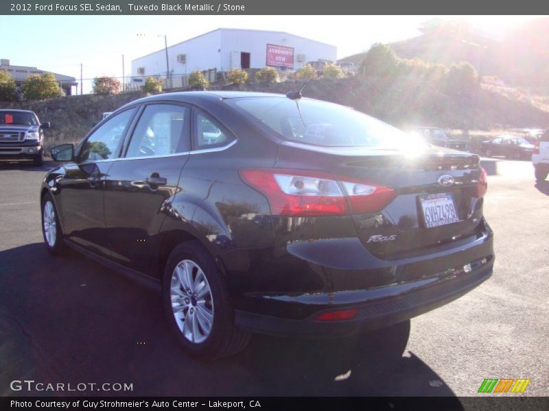 Tuxedo Black Metallic / Stone 2012 Ford Focus SEL Sedan