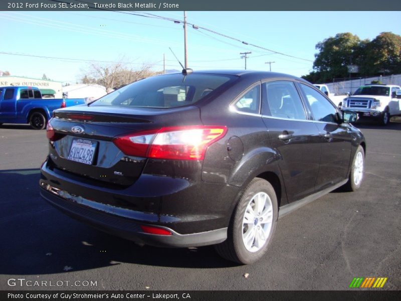 Tuxedo Black Metallic / Stone 2012 Ford Focus SEL Sedan