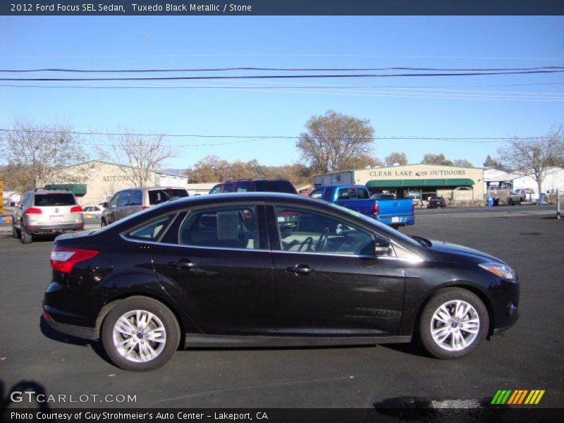 Tuxedo Black Metallic / Stone 2012 Ford Focus SEL Sedan