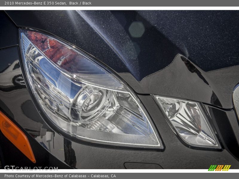 Black / Black 2010 Mercedes-Benz E 350 Sedan