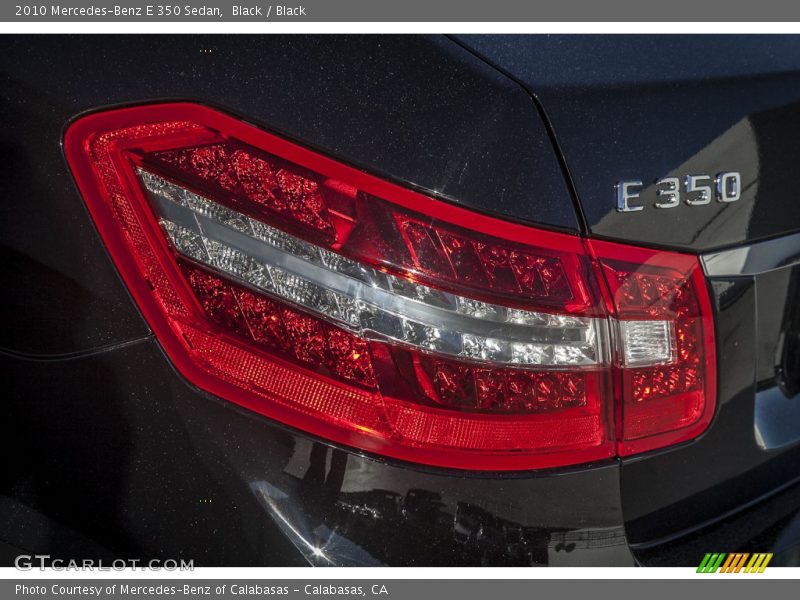 Black / Black 2010 Mercedes-Benz E 350 Sedan