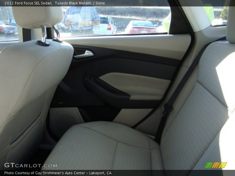 Tuxedo Black Metallic / Stone 2012 Ford Focus SEL Sedan