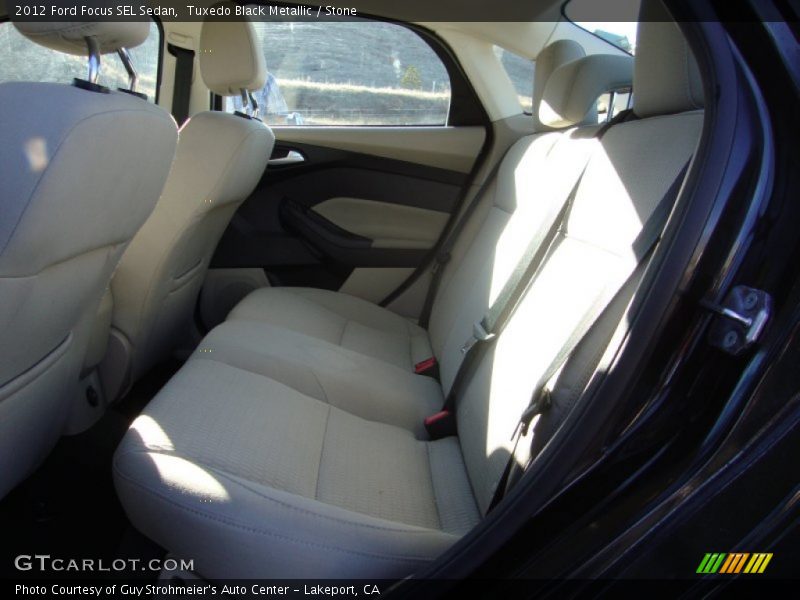 Tuxedo Black Metallic / Stone 2012 Ford Focus SEL Sedan