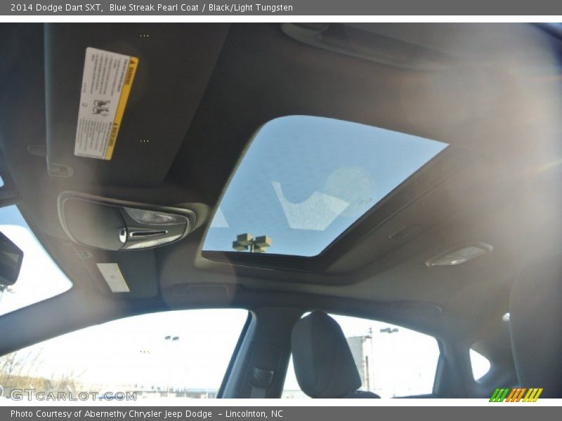 Blue Streak Pearl Coat / Black/Light Tungsten 2014 Dodge Dart SXT