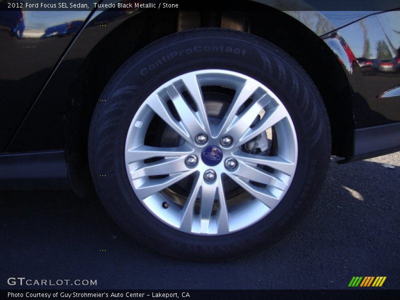 Tuxedo Black Metallic / Stone 2012 Ford Focus SEL Sedan