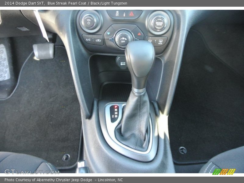 Blue Streak Pearl Coat / Black/Light Tungsten 2014 Dodge Dart SXT