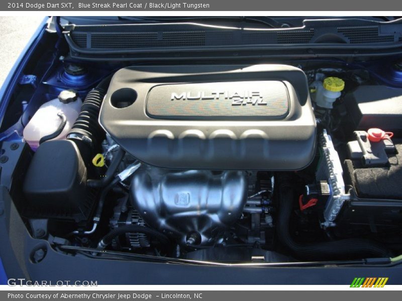 Blue Streak Pearl Coat / Black/Light Tungsten 2014 Dodge Dart SXT