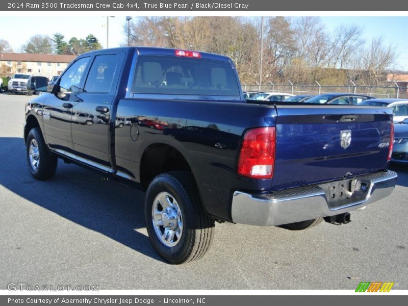 True Blue Pearl / Black/Diesel Gray 2014 Ram 3500 Tradesman Crew Cab 4x4