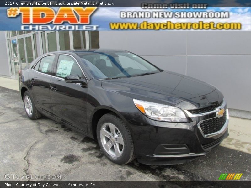 Black Granite Metallic / Jet Black 2014 Chevrolet Malibu LT