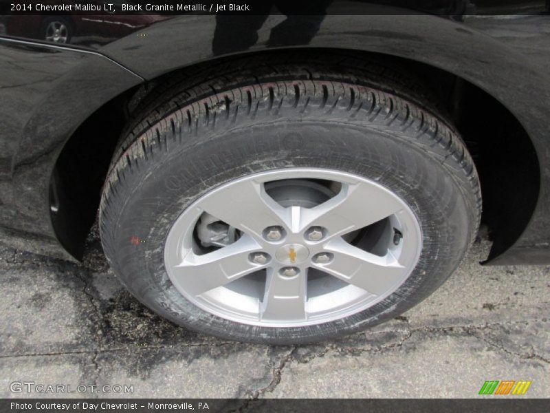 Black Granite Metallic / Jet Black 2014 Chevrolet Malibu LT
