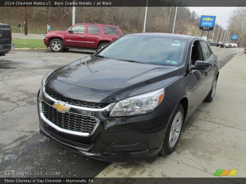 Black Granite Metallic / Jet Black 2014 Chevrolet Malibu LT