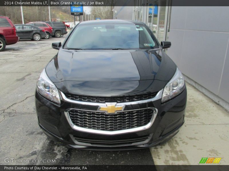 Black Granite Metallic / Jet Black 2014 Chevrolet Malibu LT