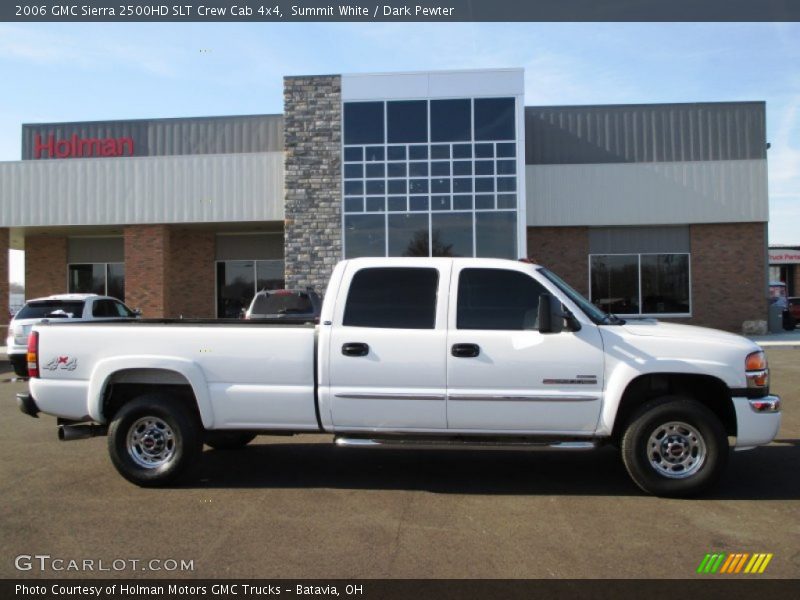 Summit White / Dark Pewter 2006 GMC Sierra 2500HD SLT Crew Cab 4x4