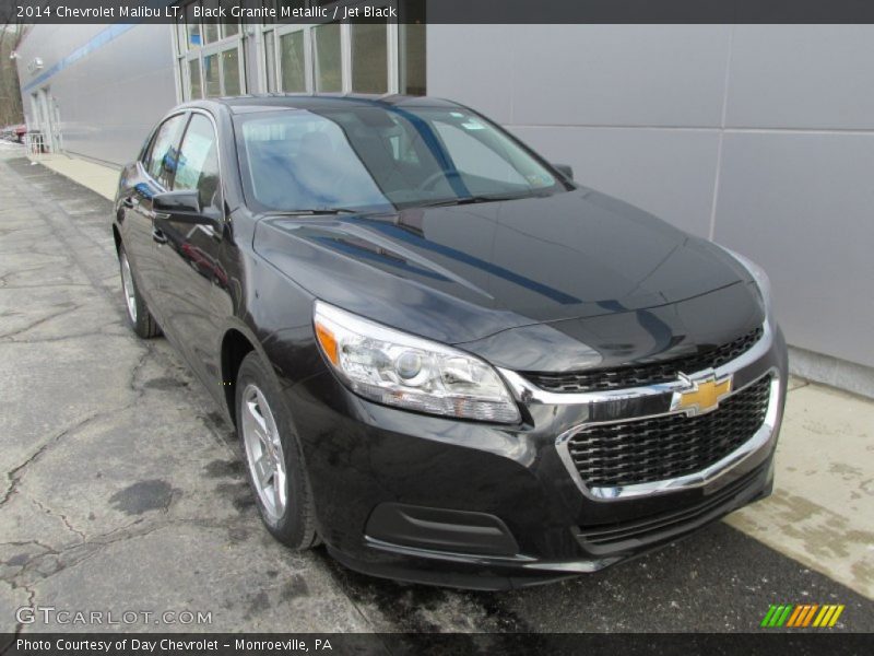 Black Granite Metallic / Jet Black 2014 Chevrolet Malibu LT