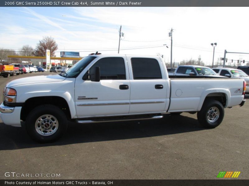 Summit White / Dark Pewter 2006 GMC Sierra 2500HD SLT Crew Cab 4x4