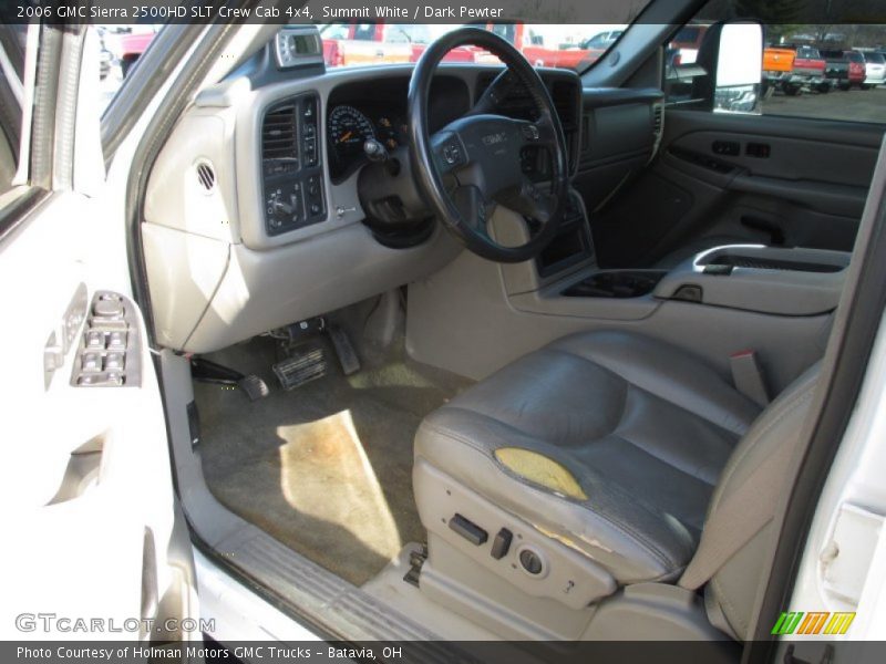 Summit White / Dark Pewter 2006 GMC Sierra 2500HD SLT Crew Cab 4x4
