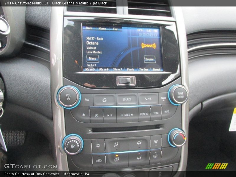 Black Granite Metallic / Jet Black 2014 Chevrolet Malibu LT