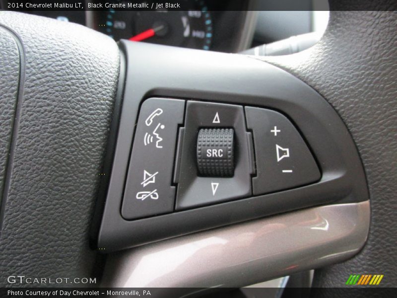 Black Granite Metallic / Jet Black 2014 Chevrolet Malibu LT