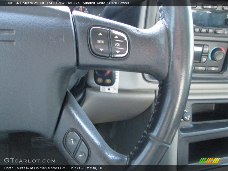 Summit White / Dark Pewter 2006 GMC Sierra 2500HD SLT Crew Cab 4x4