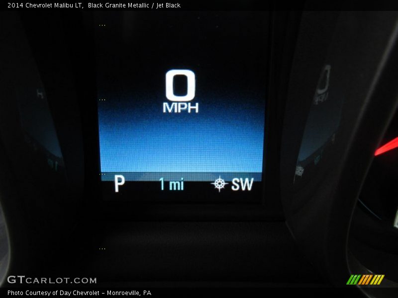 Black Granite Metallic / Jet Black 2014 Chevrolet Malibu LT