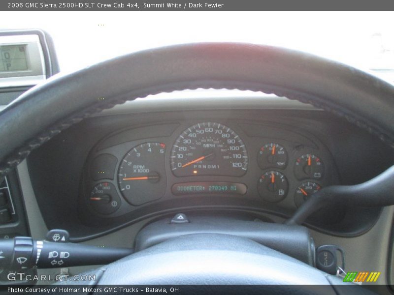 Summit White / Dark Pewter 2006 GMC Sierra 2500HD SLT Crew Cab 4x4