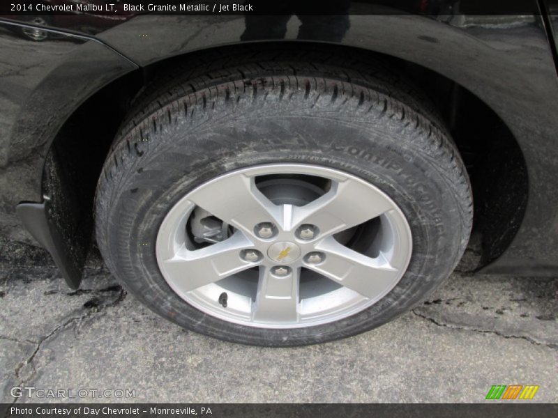 Black Granite Metallic / Jet Black 2014 Chevrolet Malibu LT