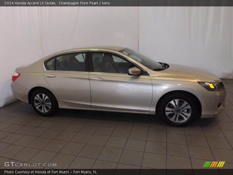 Champagne Frost Pearl / Ivory 2014 Honda Accord LX Sedan