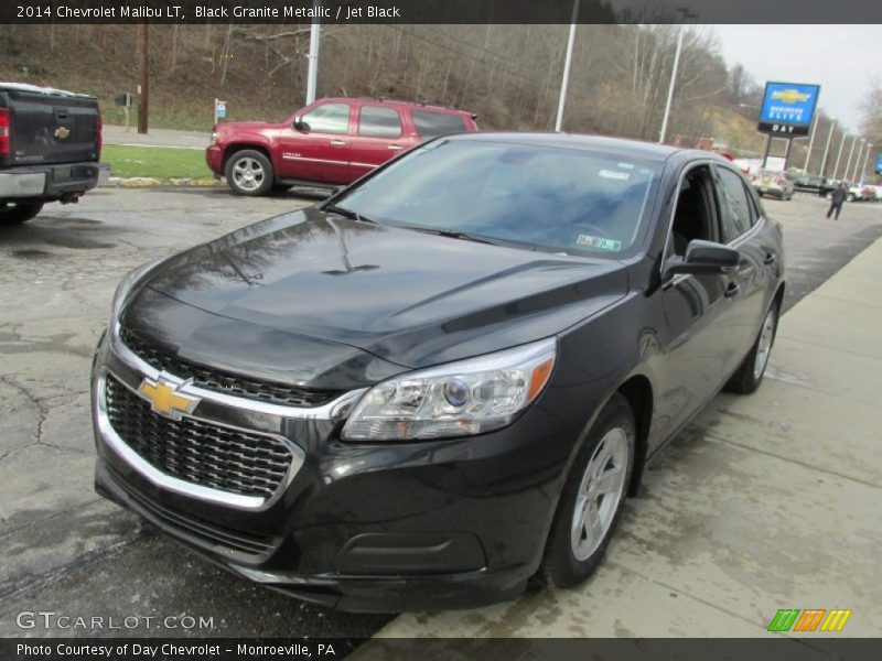 Black Granite Metallic / Jet Black 2014 Chevrolet Malibu LT