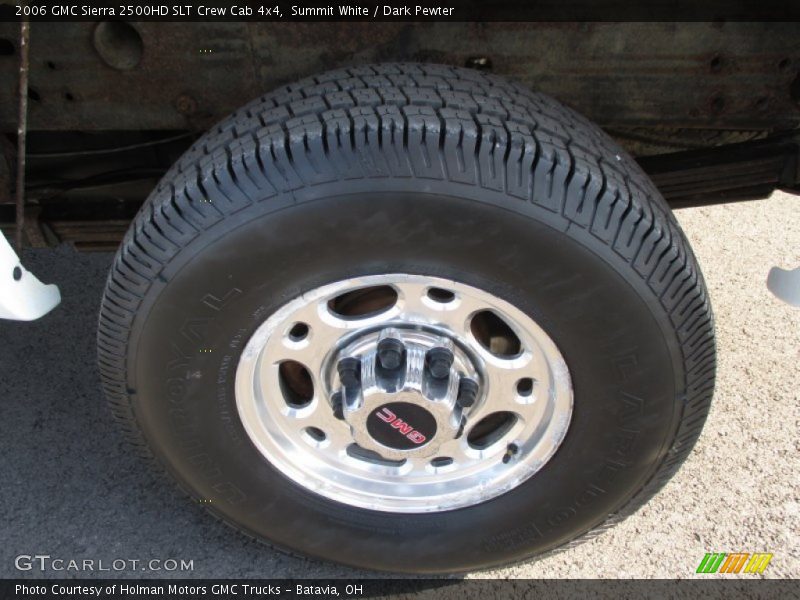 Summit White / Dark Pewter 2006 GMC Sierra 2500HD SLT Crew Cab 4x4