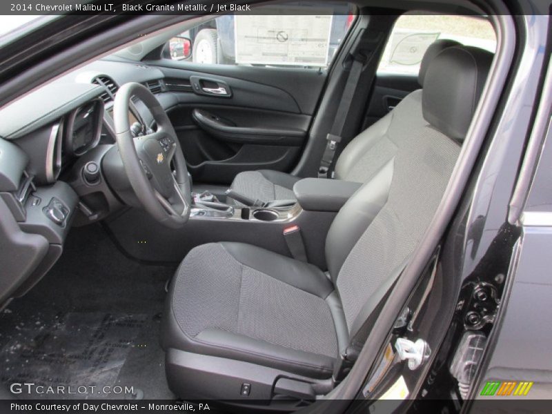 Black Granite Metallic / Jet Black 2014 Chevrolet Malibu LT