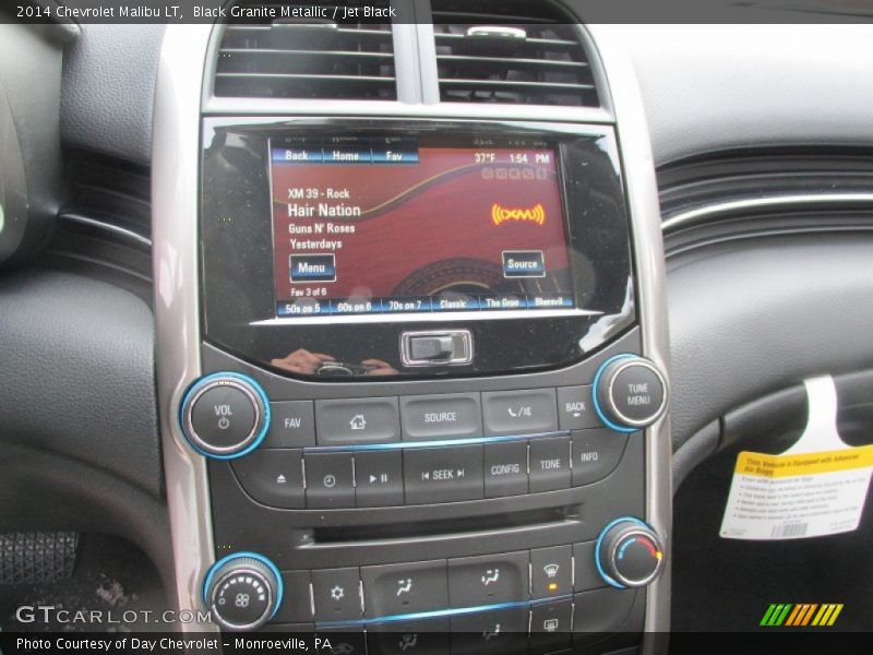 Black Granite Metallic / Jet Black 2014 Chevrolet Malibu LT