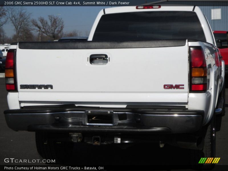 Summit White / Dark Pewter 2006 GMC Sierra 2500HD SLT Crew Cab 4x4