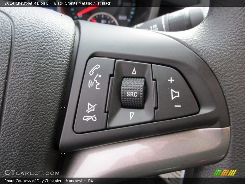 Black Granite Metallic / Jet Black 2014 Chevrolet Malibu LT
