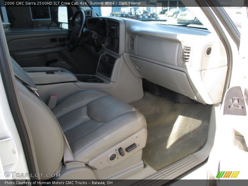 Summit White / Dark Pewter 2006 GMC Sierra 2500HD SLT Crew Cab 4x4