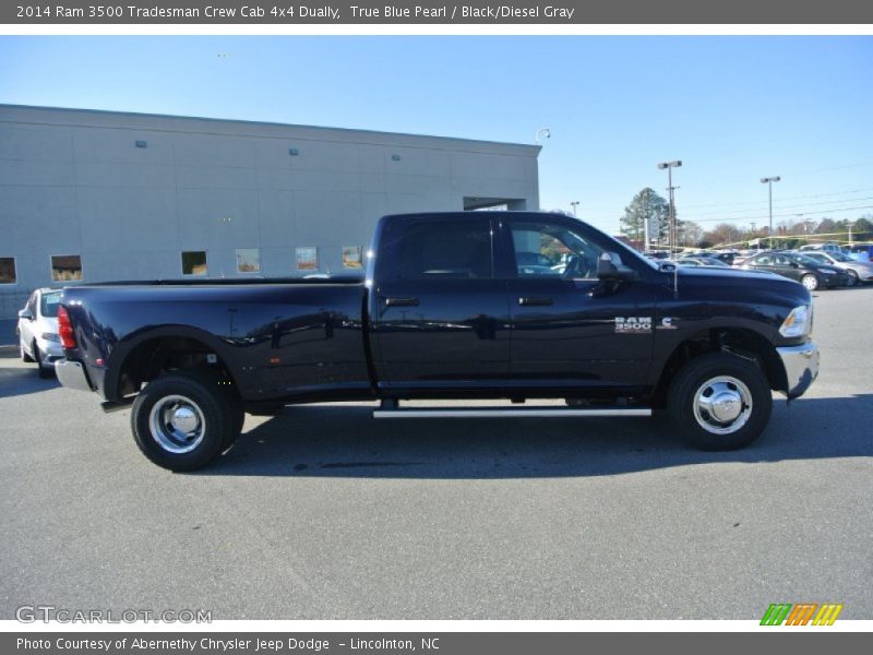True Blue Pearl / Black/Diesel Gray 2014 Ram 3500 Tradesman Crew Cab 4x4 Dually