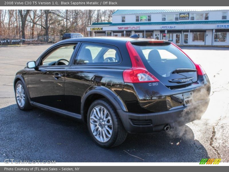 Black Sapphire Metallic / Off Black 2008 Volvo C30 T5 Version 1.0