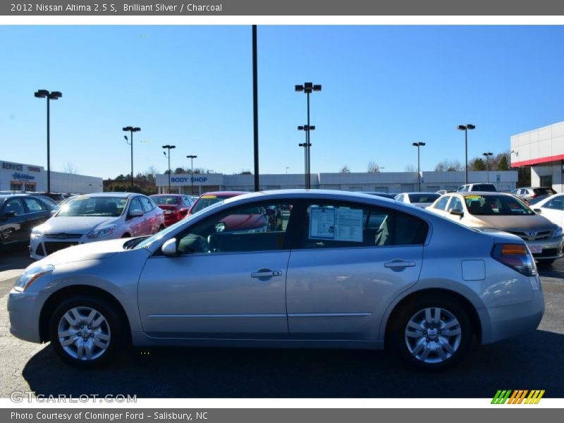 Brilliant Silver / Charcoal 2012 Nissan Altima 2.5 S