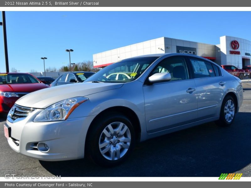 Brilliant Silver / Charcoal 2012 Nissan Altima 2.5 S